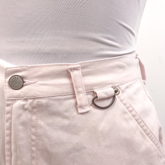 Vintage 90s Bill Blass 10P Pink Jean Shorts - Picture 7 of 10